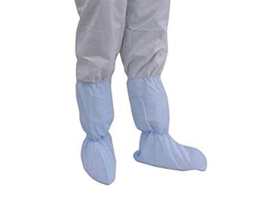 Latex Free/Lint Free Laminated Cleanroom Shoe Cover w/18" High Calf-Length Top, Extra Large, 100 Pie