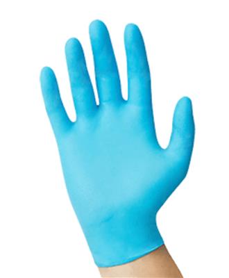 Uniseal® UniPro® Nitrile Powder-Free Exam Gloves, 9" cuff, Color Blue, Large, 100 gloves per box, 10