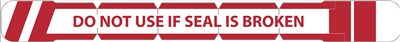 SecureSeal IV Seals, Syringe Seal, DONT USE IF SEAL IS BROKEN 1100/EA