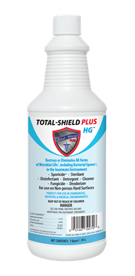 Total-Shield Plus HG™ Hospital Grade Sporicidal Disinfectant, RTU, 32 oz., 1/EA, 6/CS