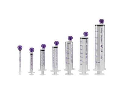 NeoConnect 1ml Pharmacy Syringe (Clear Barrel with Purple Markings)