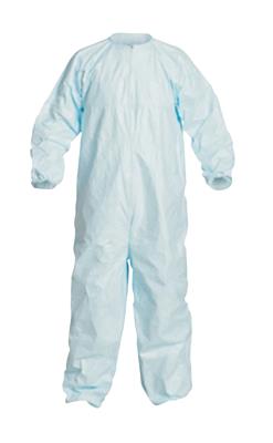 Coverall, Zipper Front, Elastic Wrist And Ankle, Stormflap, Medium, Sterile, 25/Cs