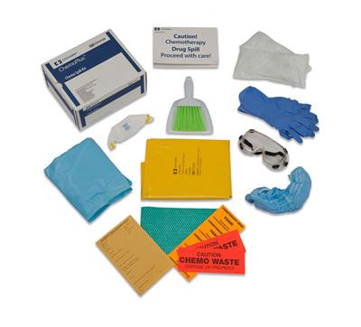 Chemo Safety Spill Kit, Latex Free, 4/CS