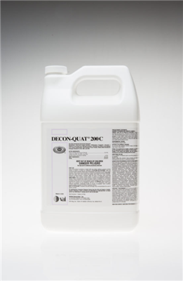 DECON-QUAT 200C 1 Gallon Concentrate, Non-Sterile, 4/CS