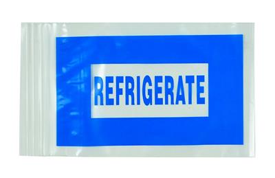 Refrigerate Bags - Seal Top Reclosable 4"x6" 2ml Blue 