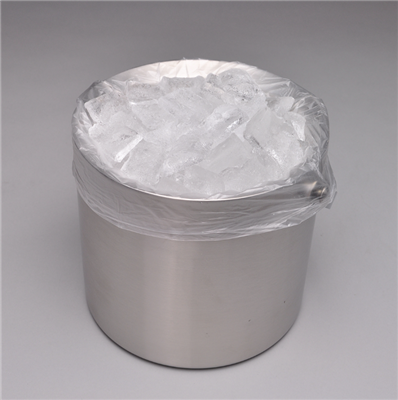 12" x 12" 0.48 mil HDPE Ice Bucket Liner, 1000/CS