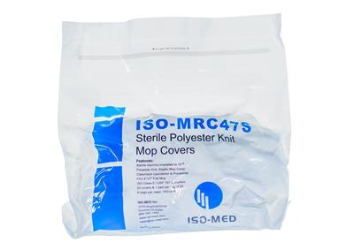 Sterile Polyester Knit Mop Cover, Micro-denier Polyester Knit Size: 4" x 7"150/CS 25/EA