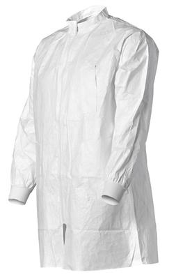 Sterile ISO Performance Zipper Frock, Double bagged, White - Large 50/case