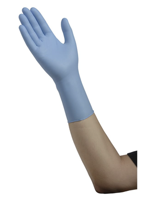 Cardinal Health™ Extended Cuff Nitrile Exam Gloves Blue, SM, 100/EA, 1000/CS