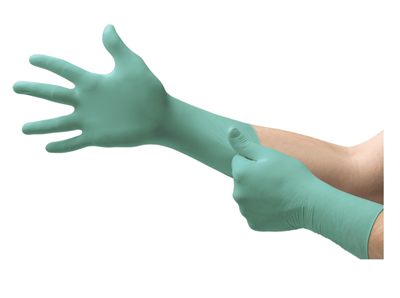 Disposable Neoprene Exam Glove with Extended Cuff, 12", Green, Size Extra Large, 50/EA, 500/CS