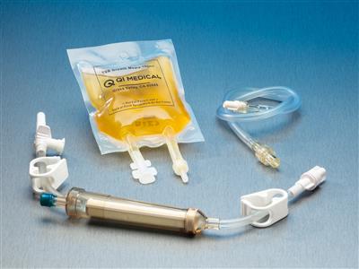 QuickTest™ System, 18” extension sets with male luer lock connector, 16 gauge 1” needles, 100ml fil