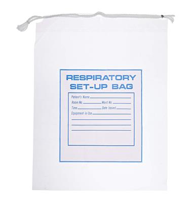 Respiratory Setup - Bag, Drawstring 12 x 16, 2mil