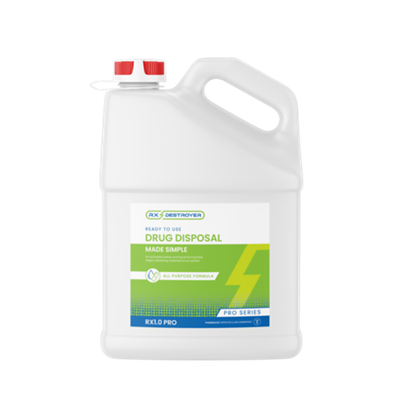 Pharmaceutical Disposal System Rx Destroyer™ PRO Series All-Purpose 1 Gallon Bottle, 3,000 Pill Capa