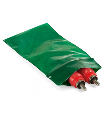 2 x 3" 2 Mil Colored Reclosable Bags - Green, 1000/CS