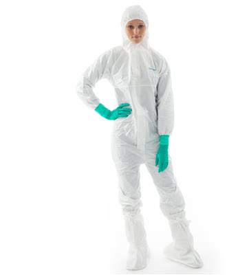BioClean Sterile Coverall with Hood, Large, 20/CS