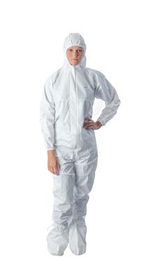 BioClean-D, Sterile Coverall, Zip with Sealable Boots, Hood, Elastic Back, Cuffs, and Ankles, 20/CS