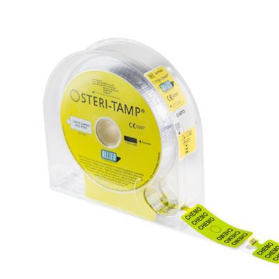 Steri-Tamp IV Bag Port Seals - Chemo Yellow 1,000 seals/roll