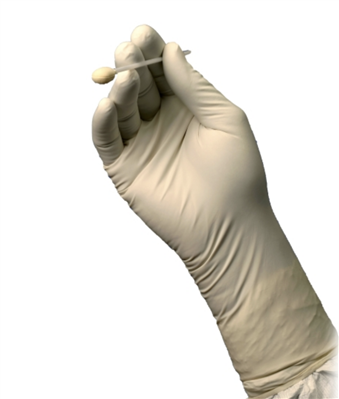 Sterile White 12' Ambidextrous, Powder Free, MicroTextured Fingertips, Medium 100% Nitrile Gloves, 2