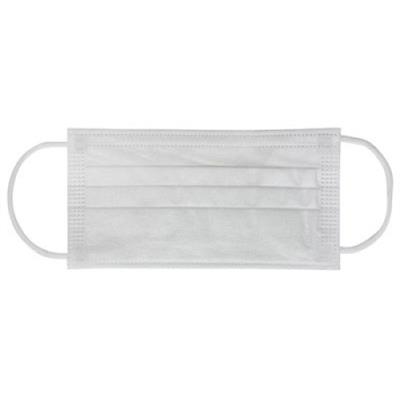 Sterile White Face Mask with Ear Loops 1 mask/bag, 20 mask/secondary bag, 400 mask/case