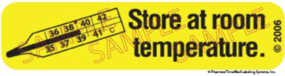 Store at Room Temperature, 1,000 Labels