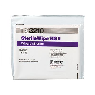 SterileWipe HS II 12" x 12" (31 cm x 31 cm) cellulose/polyester-blend wipers