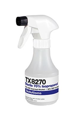 Sterile 70% Isopropanol Alcohol 8oz Trigger- Spray Polybottles 12/case