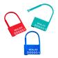 Padlock Plastic Safety Control Seals With Numbers - Green 100/box
