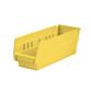  Shelf Bin, 4⅛ x 4 x 11⅝, Yellow, 1/EA