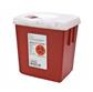 Phlebotomy Sharp Collector AutoDrop 1-Piece 7.25H X 6.5W X 4.47D Inch 2.2 Quart Red Vertical Entry L