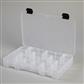 Plastic Utility Box, Semi-Clear Polypropylene, 12 removeable,, 1/EA
