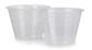 Graduated Medicine Cup McKesson 1 oz. Clear Plastic Disposable *CUP, MED GRAD W/LIP 1OZ 100/EA