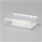  Plastic Utility Box, Small, 3x1x5, Made of clear polystyrene so contents can be easily viewed.1/EA