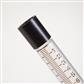 Sterile Tamper-Evident Caps for Luer Lock Syringes, Black, 100/EA