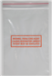 Warning Paralyzing Agent Bags, 6 x 9, 100/EA