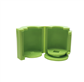 Tamper Evident Additive Port Cap For B.Braun PAB® & E3®, Green, 300/CS