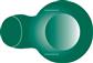 SecureSeal IV Seals, Series 28, 28mm Bottle Tops, Green, 1000/EA