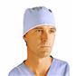 Non-Woven Spunbond Polypropylene Surgeon's Cap, Ties, Blue, 100/EA 600/CS
