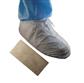 Cleanroom Shoe Cover With PVC Sole 7" Tall MP Upper White