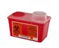 Multi Purpose Sharps Container Monoject 1-Piece 10.89H X 10.56W X 6.75D Inch 8 Quart Red Chimney Top