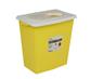 SharpSafety™ Chemotherapy Container, Slide Lid, Yellow, 8 Gallon, 10/CS