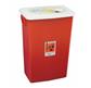 Multi-purpose Sharps Container Biomax 1-Piece 26H X 18.25W X 12.75D Inch 18 Gallon Red Base Hinged L