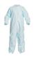  Dupont, Tyvek, Micro-Clean 2-1-2 Coverall, Sterile, Size Large, Zipper Front, Elastic Wrist And Ank