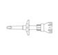 Non-Vented Dispensing Pin with SAFSITE® Valve with Luer slip connector, 50/CS