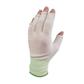 PureTouch Glove liners, Green Cuff, Small, Half Finger, 300/CS