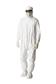 Dupont, Tyvek, IsoClean, Size X-Large, White, Coverall, Zipper Front, Hood, Elastic Wrist And Ankle,