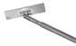 Isolator Mop - Stainless Steel 2-piece Handle with 7.5" head Frame, Telescoping 22" - 36"" 