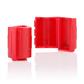 Tamper-Resistant Add Port Cap (Baxa/Baxter , Hospira bags) Red 100/each