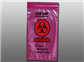 6" X 9" 2.00 mil Red Tint Reclosable 3-Wall Specimen Transfer Bag (Biohazard)
