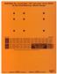 25 Dose Laser-Lid Label Covers For Oval Shape Medi-Cup Blister Orange, (2,500 Doses) 1/Pack