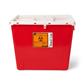 PG-II Flat Sharps Container, Red, 8 gal., 1/EA 9/CS